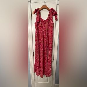 Floral patterned midi dress